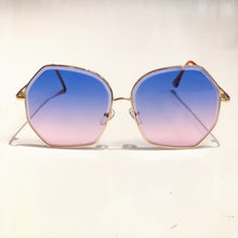 'Kaylee' Blue-Pink Gradient Sunglass